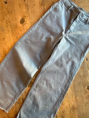 Oat Gray Wide Leg Jean